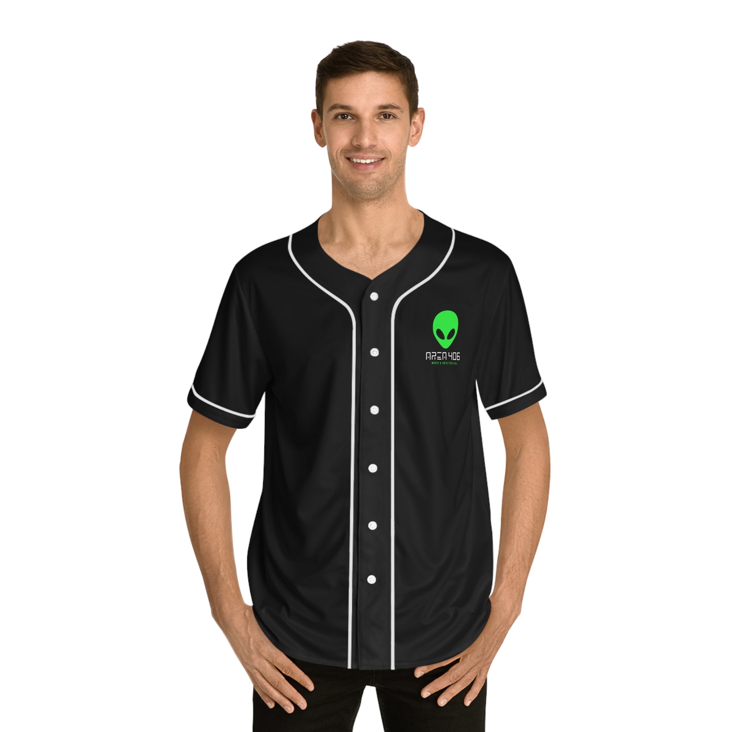 Area 406 Festival Baseball Jersey (Black)