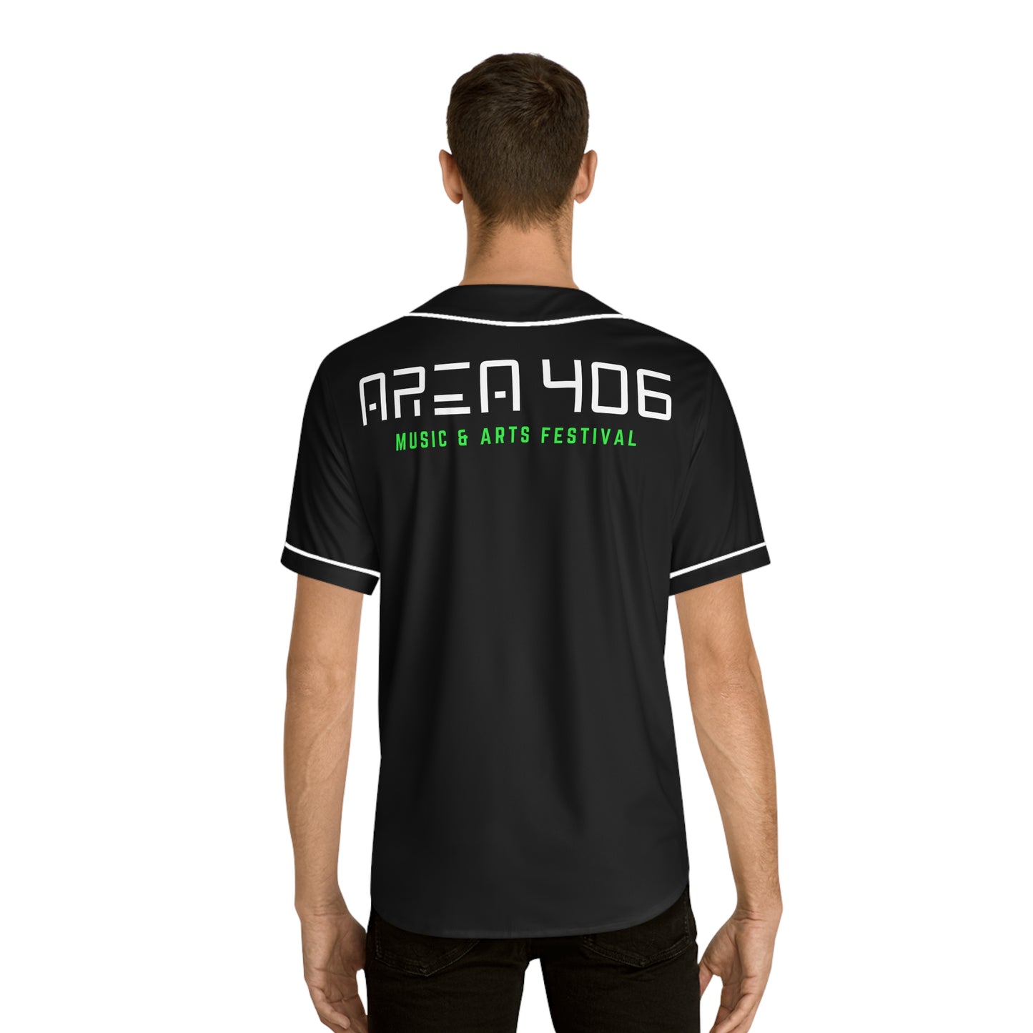 Area 406 Festival Baseball Jersey (Black)