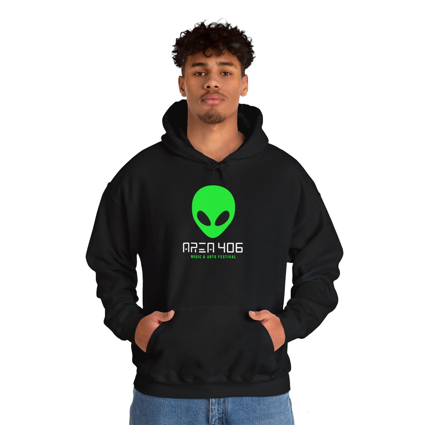 Area 406 Festival Hoodie (Black)